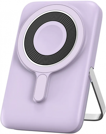 АКБ внешний Wiwu Elite MagSafe 15W Wieless Charging 10000mAh Purple - интернет-магазин Сотомикс в Череповце