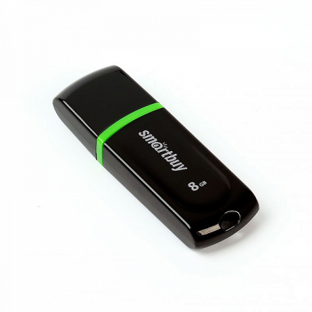 Флэш-память Smartbuy Paean Series USB 2.0 8Gb Black - интернет-магазин Сотомикс в Череповце