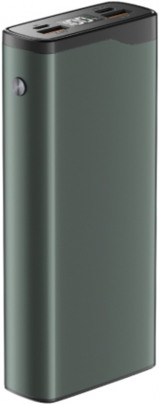 АКБ Olmio внешний QL-20 20000mAh 22,5W QuickCharge 3.0/PD LCD Grey (043987) (с/н) - интернет-магазин Сотомикс в Череповце