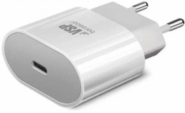 СЗУ BoraSCO PD 20W+QC 3.0+дата кабель USB-8 pin 2A 1m белое (38254) - интернет-магазин Сотомикс в Череповце