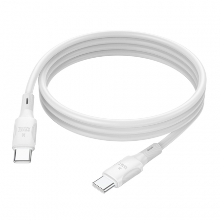 Дата кабель Yolkki Type-C - Type-C Standart C 60W 1м белый - интернет-магазин Сотомикс в Череповце